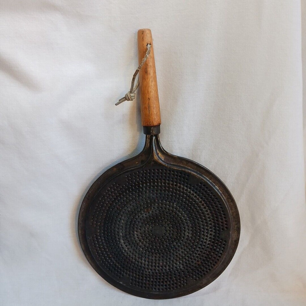 Vintage 1950s Gas Stove Screen Metal Flame Diffuser MCM